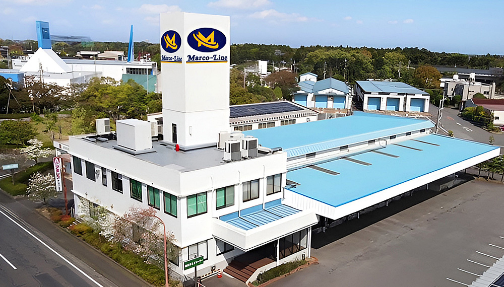 Marco-lineのオフィスと倉庫 ドローン撮影